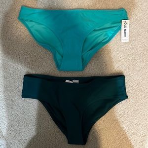 NWT 2 bikini bottoms. Old navy. Size small.